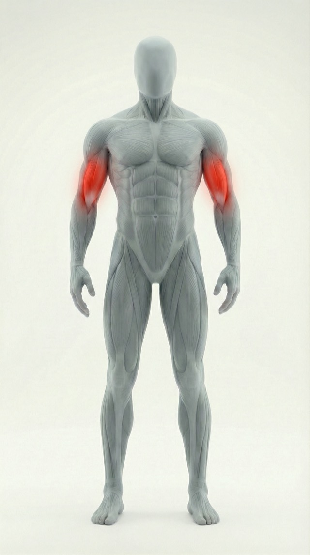 Biceps highlighted