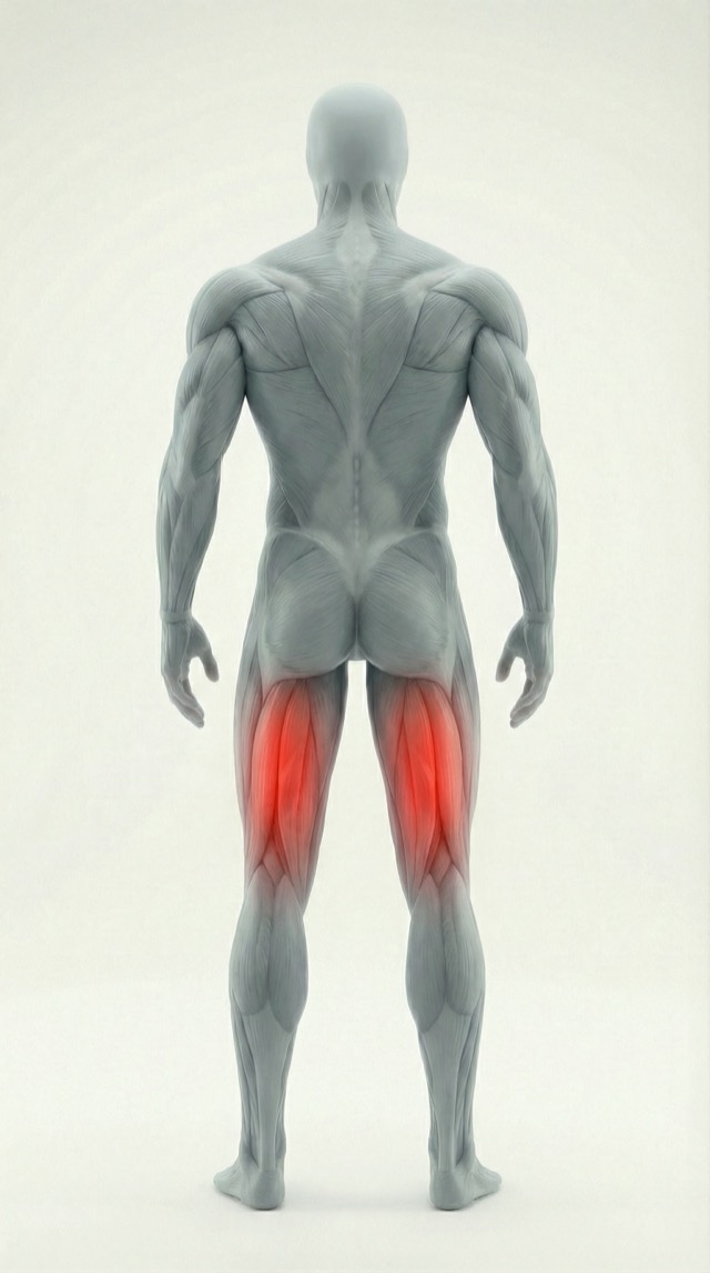 Hamstrings highlighted